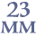 23 мм 23 мм