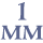 1 мм 1 мм